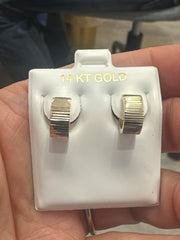 14k Earring big hoop mm