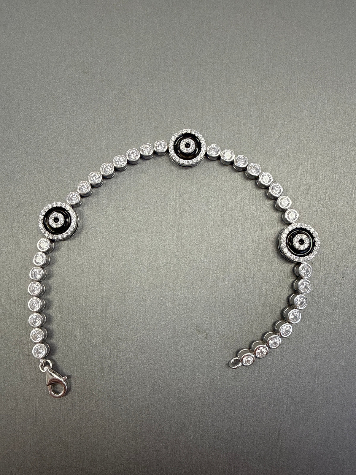 925 Esterlin silver eye bracelet lucky bracelet