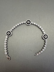925 Esterlin silver eye bracelet lucky bracelet