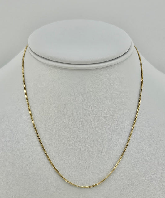 14k Necklace cuban style 16”