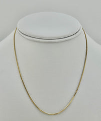 14k Necklace cuban style 16”