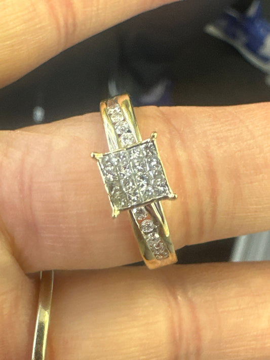 14k  Diamond Engagement ring  diamond