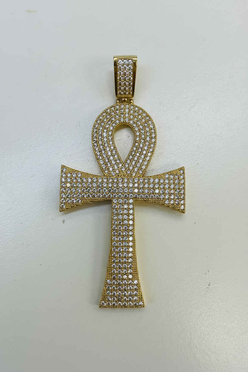 14k This cross Represent eternal life. Is the key of the live and the fisrt cross in Egipt. 12grams