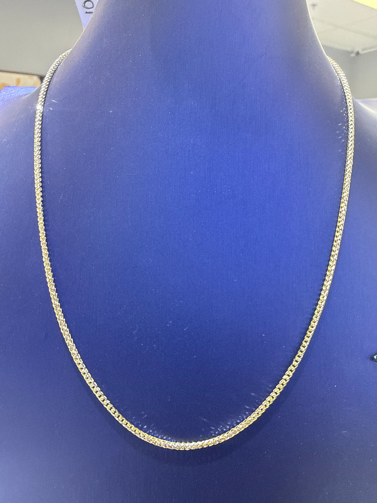 10k franco chain 2 tones 22”