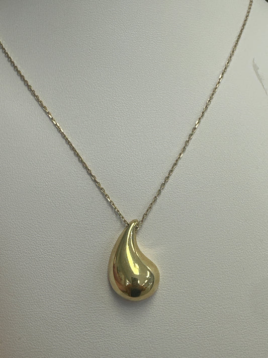 14k   Necklace drop gota