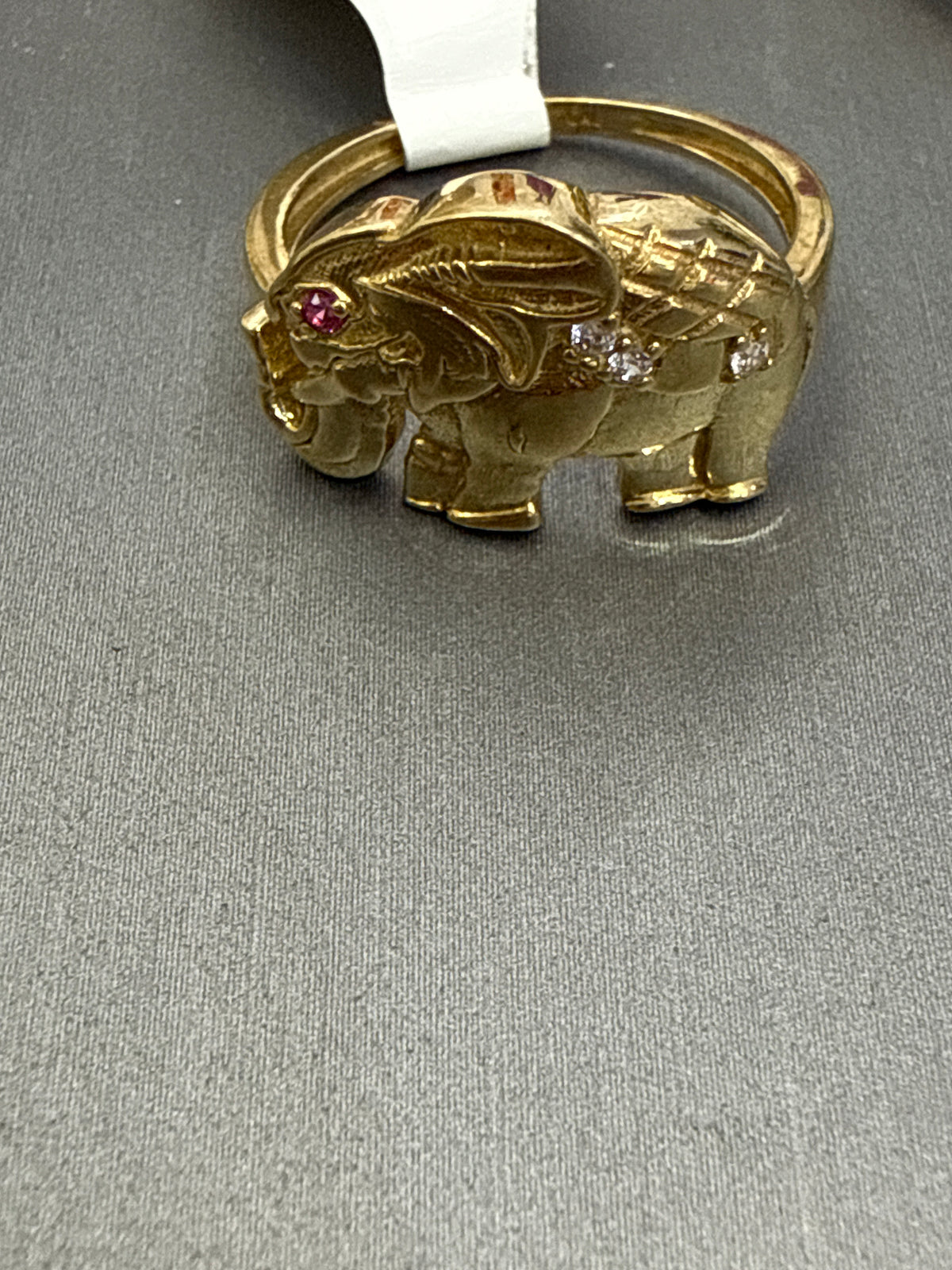 14k Ring Elefant