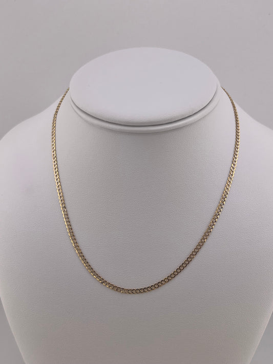 14k Necklace cuban style 16”