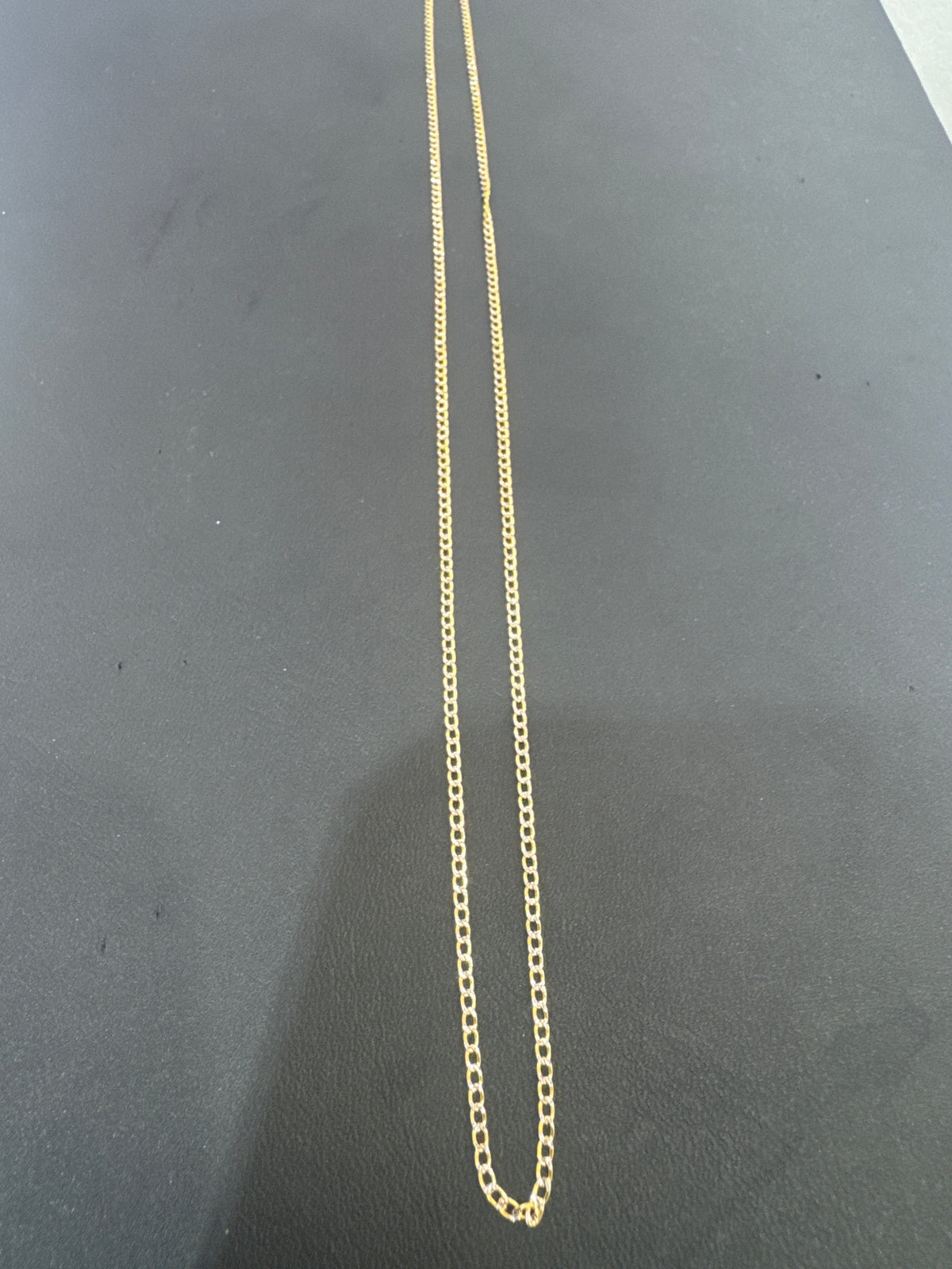 14k Necklace Cuban yellow 18” solid