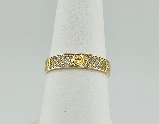 14k ring with stones