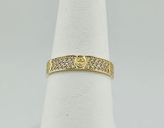 14k ring with stones
