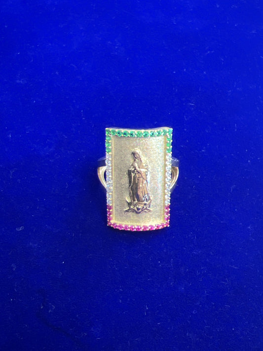 10k ring Guadalupe virgen 5.19g