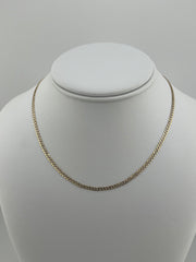 14k Necklace cuban style 16”