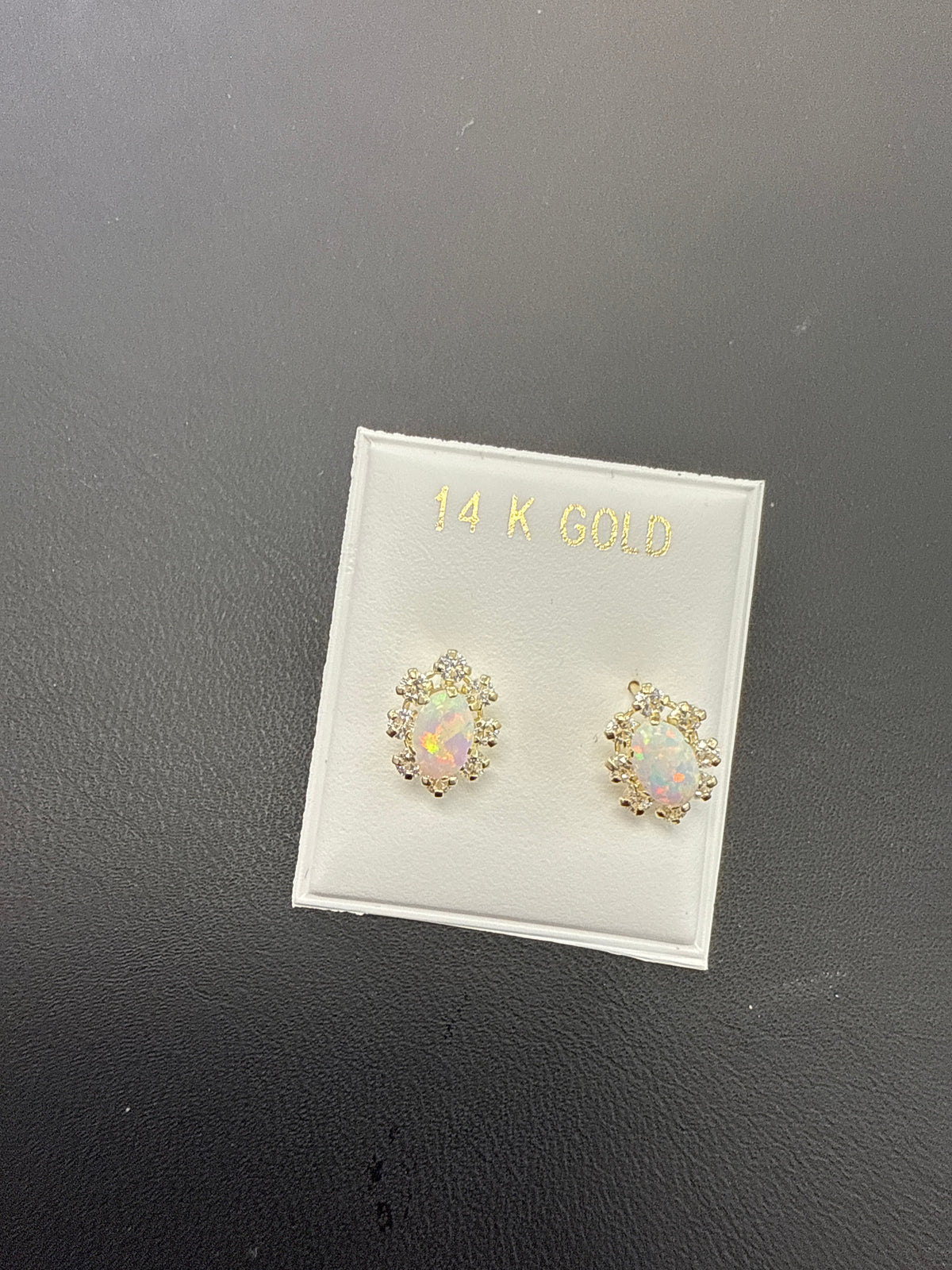Stone earrings