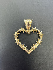 14k karol heart pendant 3.84g