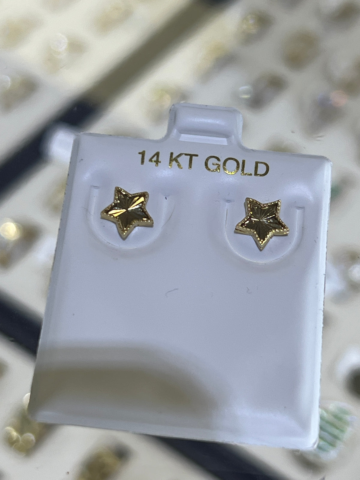 14k Baby and ladies star earring