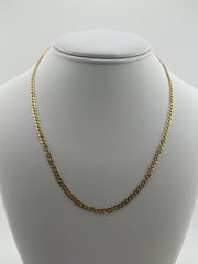 14k cuban style necklace 18”