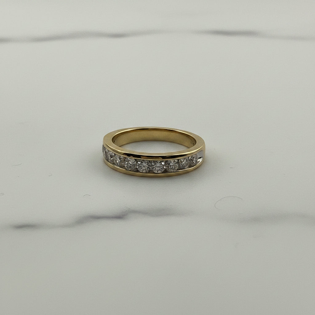 14k 0.75ct diamond ladies ring band