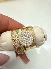 14k trio set wedding engagement men and ladies