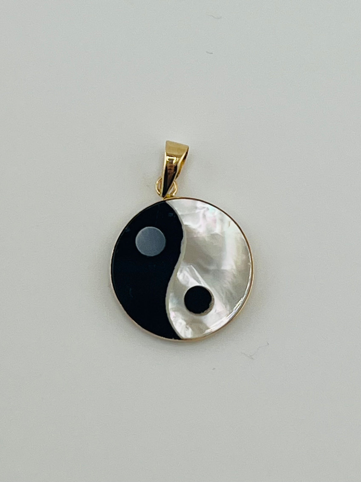 14k yin and yang jade