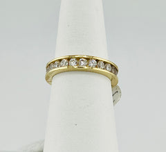 14k band with stones size 5.5