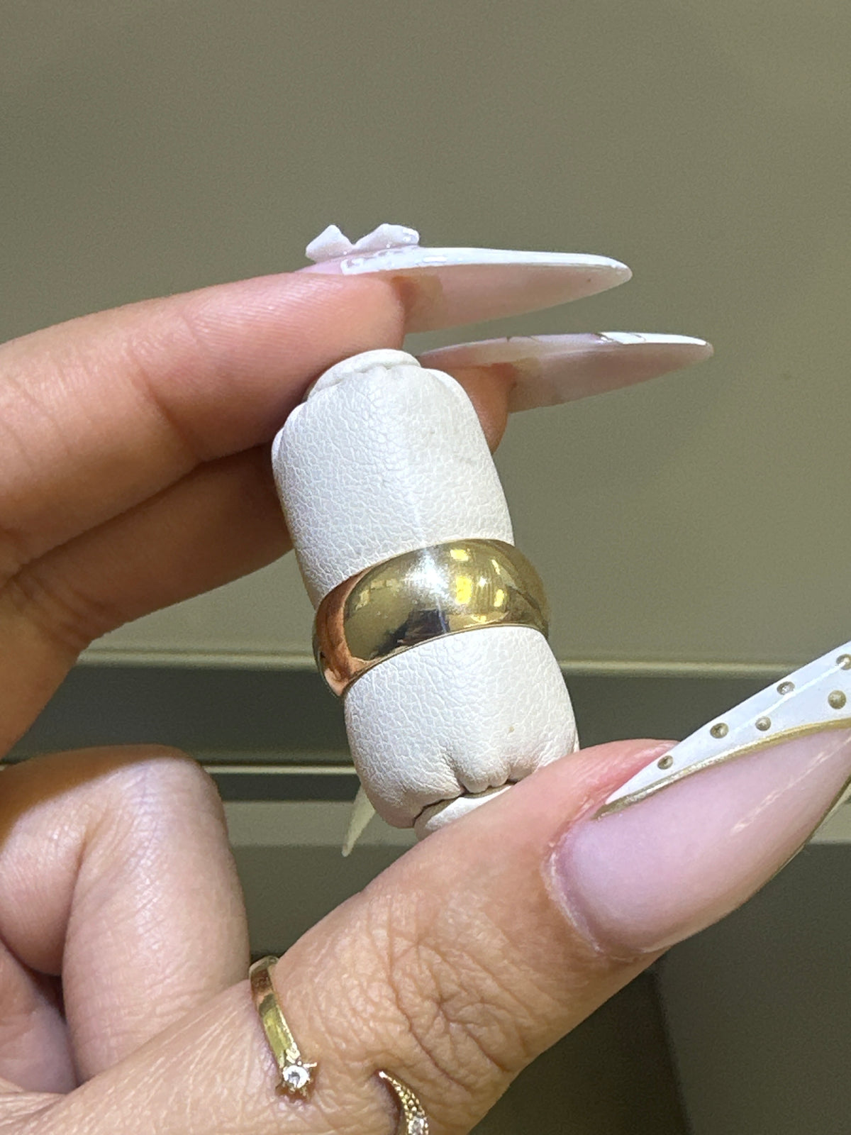 14k band aro plain 4mm 3.9g #6