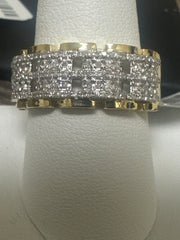 10k ring men diamond 0.50cy