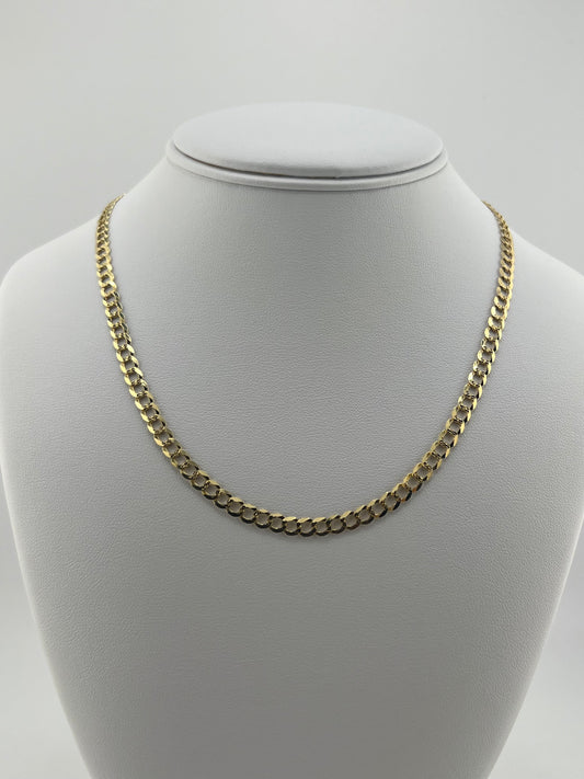 14k Necklace cuban style 18”