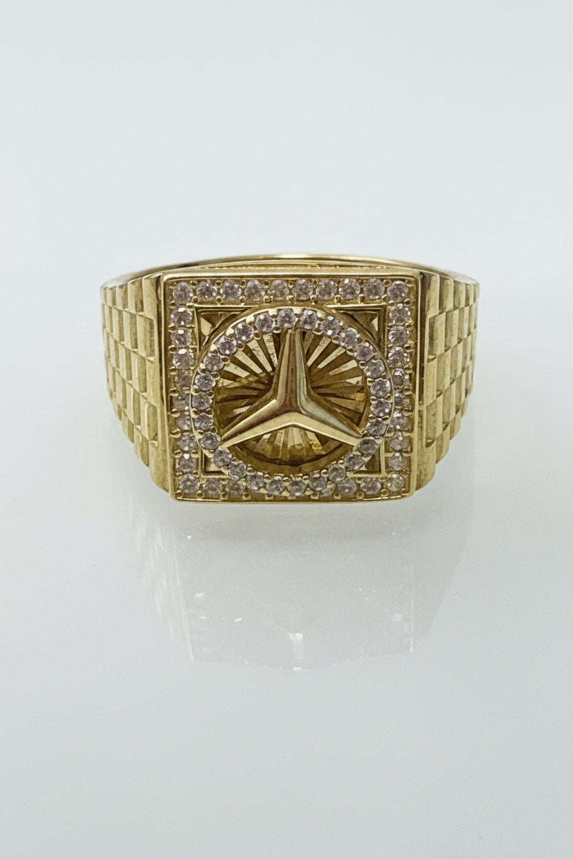 10k ring men solid gold  Mercedez
