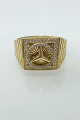 10k ring men solid gold  Mercedez