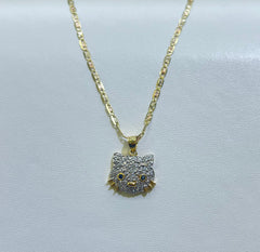 14k Hello kitty Necklace