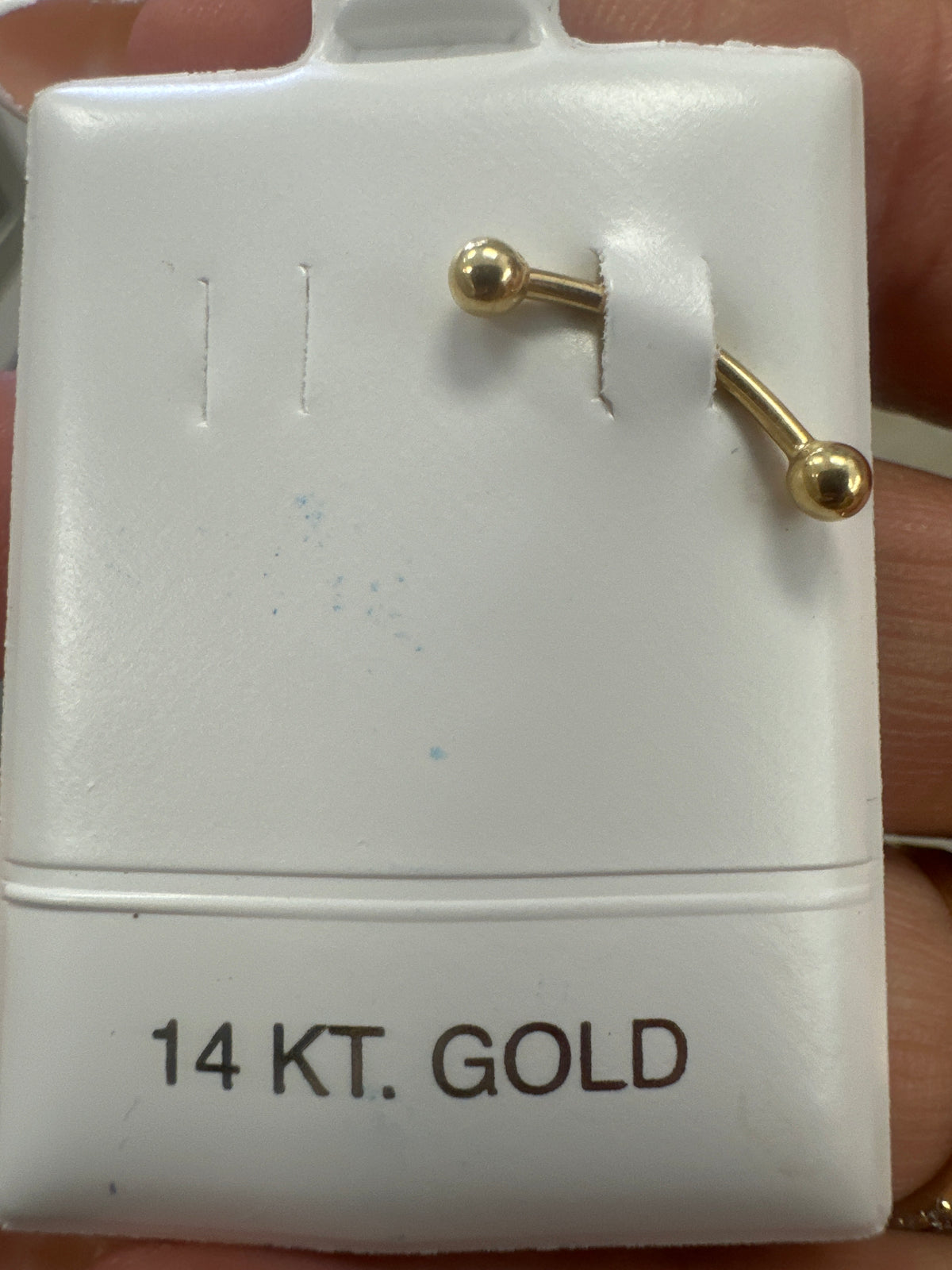 14k earring piercing ejas