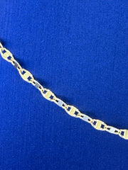 14k Necklace mirror chocker style 18” 3g