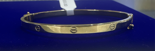 14k gold bangle