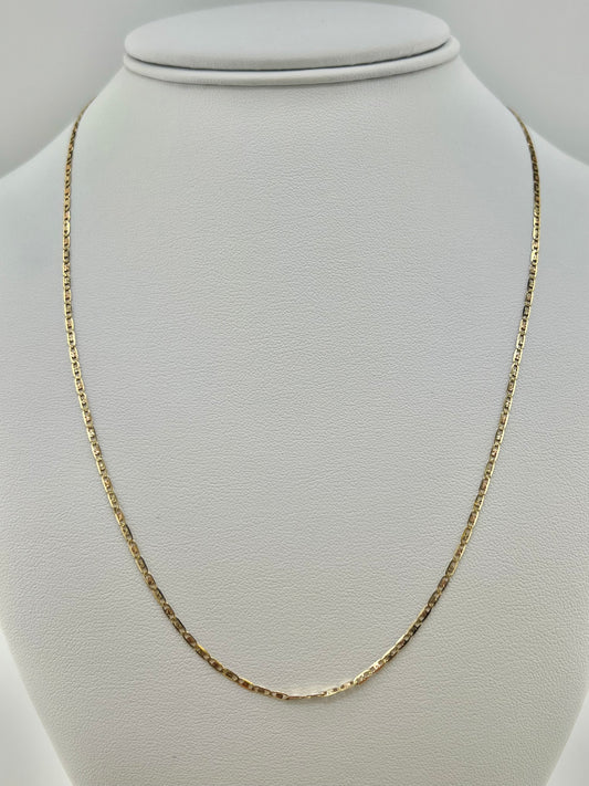 14k necklace tri-colored valentino 20”