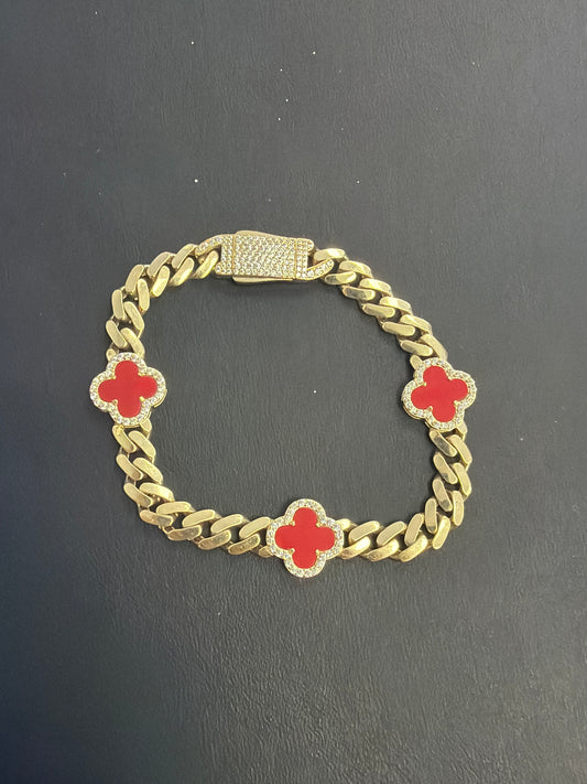 14k red clover monaco