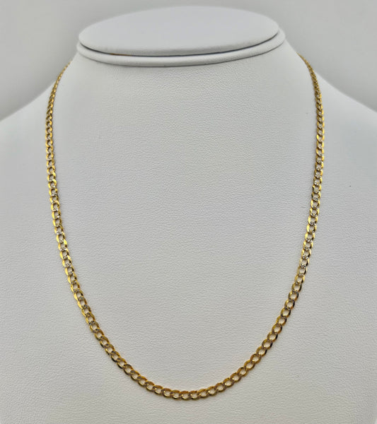 14k cuban necklace 18”