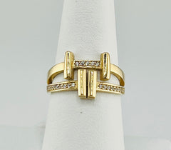 14k ring with stones