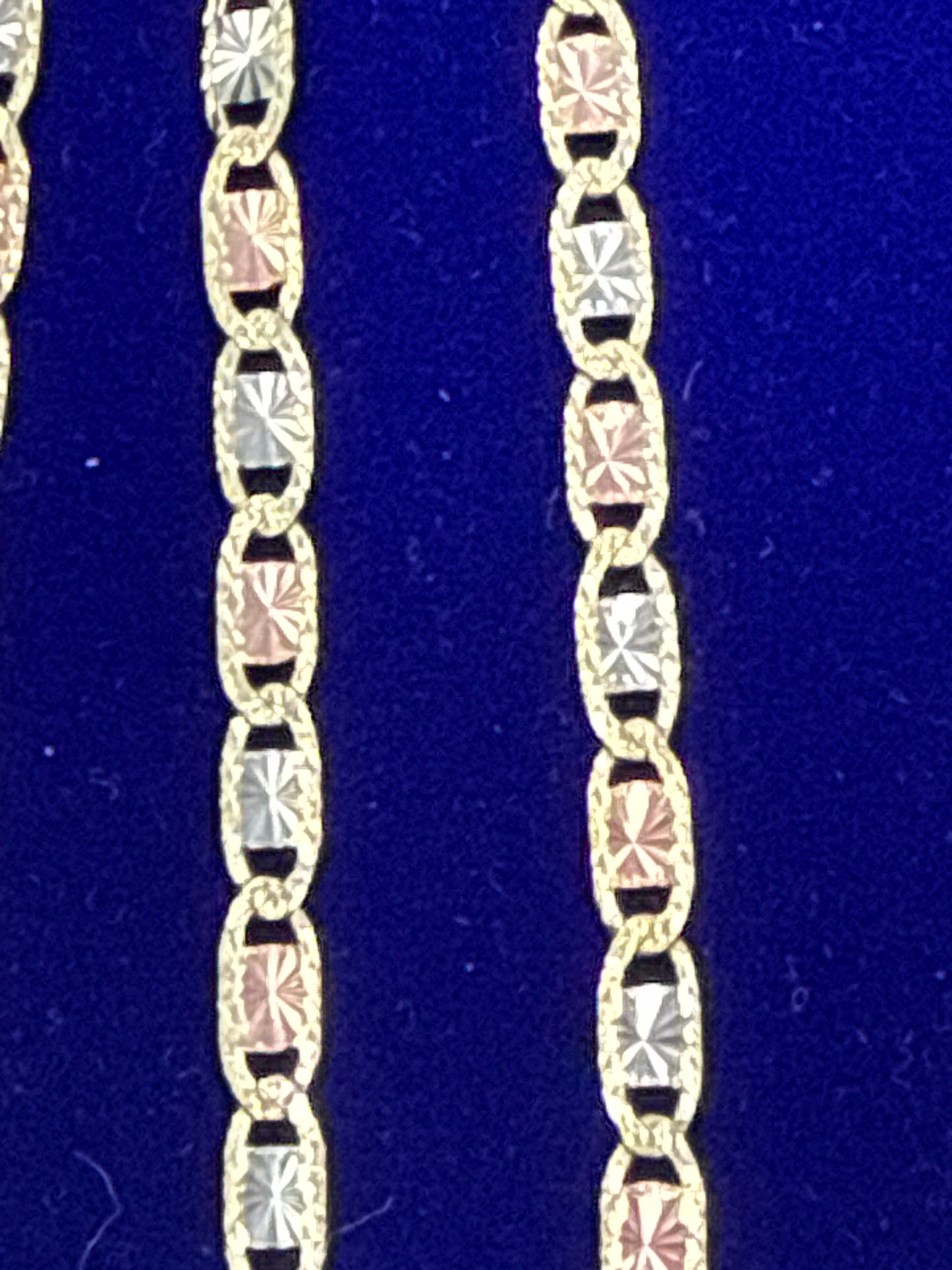 10k necklace valentino 20” 3mm 7.26g diamond cut