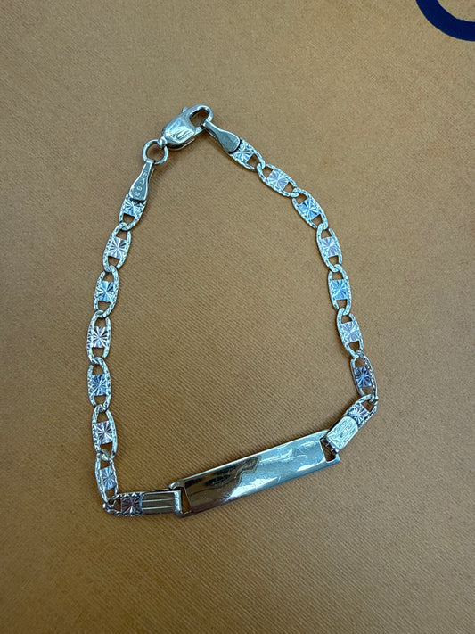 14k bracelet ID valentino 7” 3.36g
