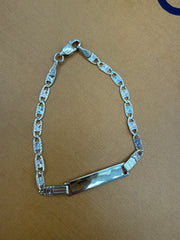 14k bracelet ID valentino 7” 3.36g