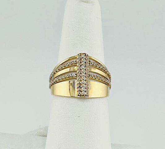 14k ring with stones
