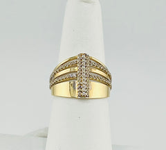 14k ring with stones