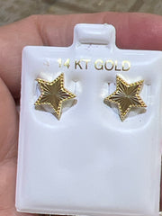 14k Baby and ladies star earring