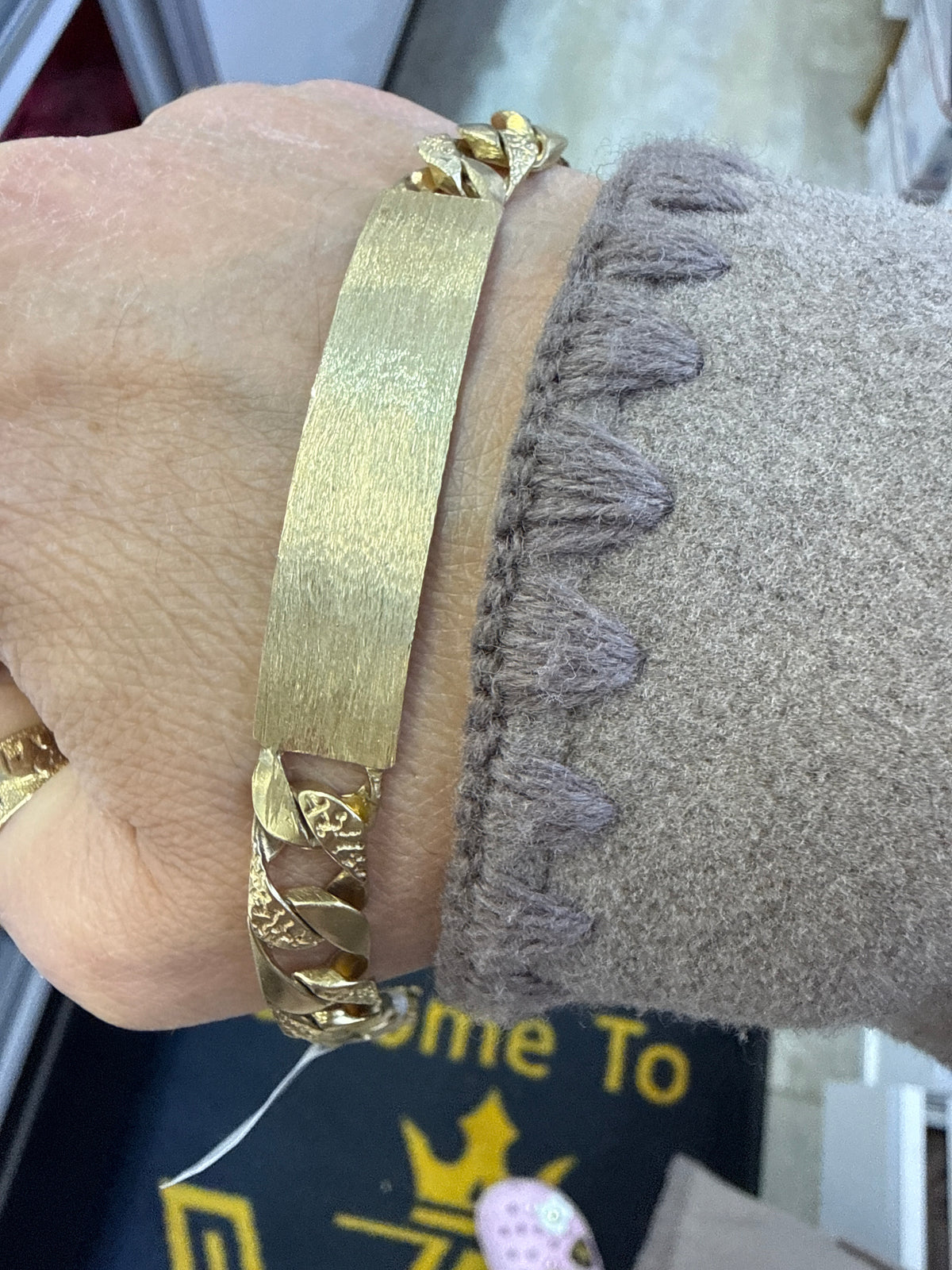 14k bracelet hand made style ID