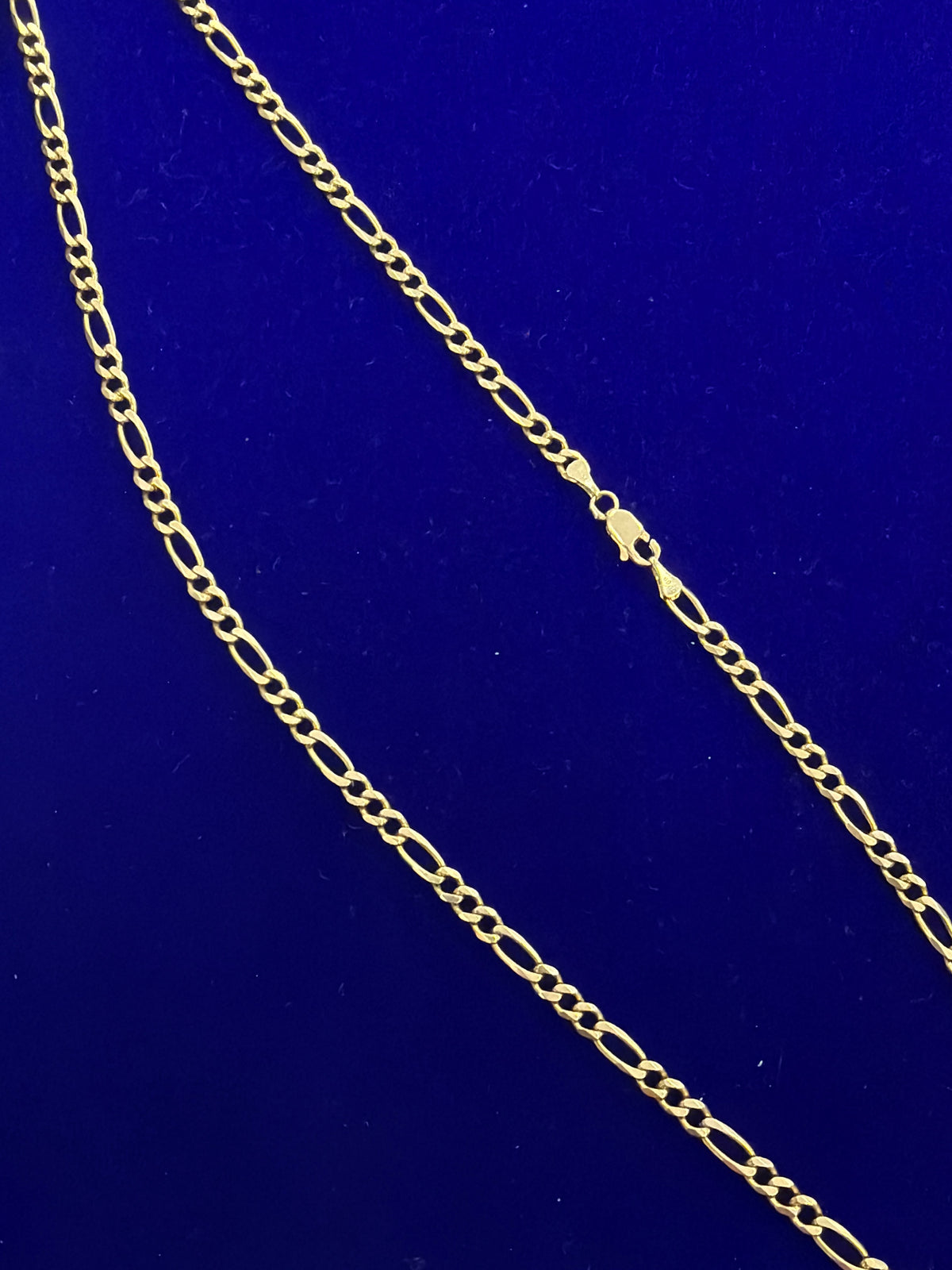 14k figaro necklace