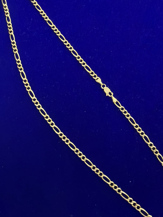 14k figaro necklace