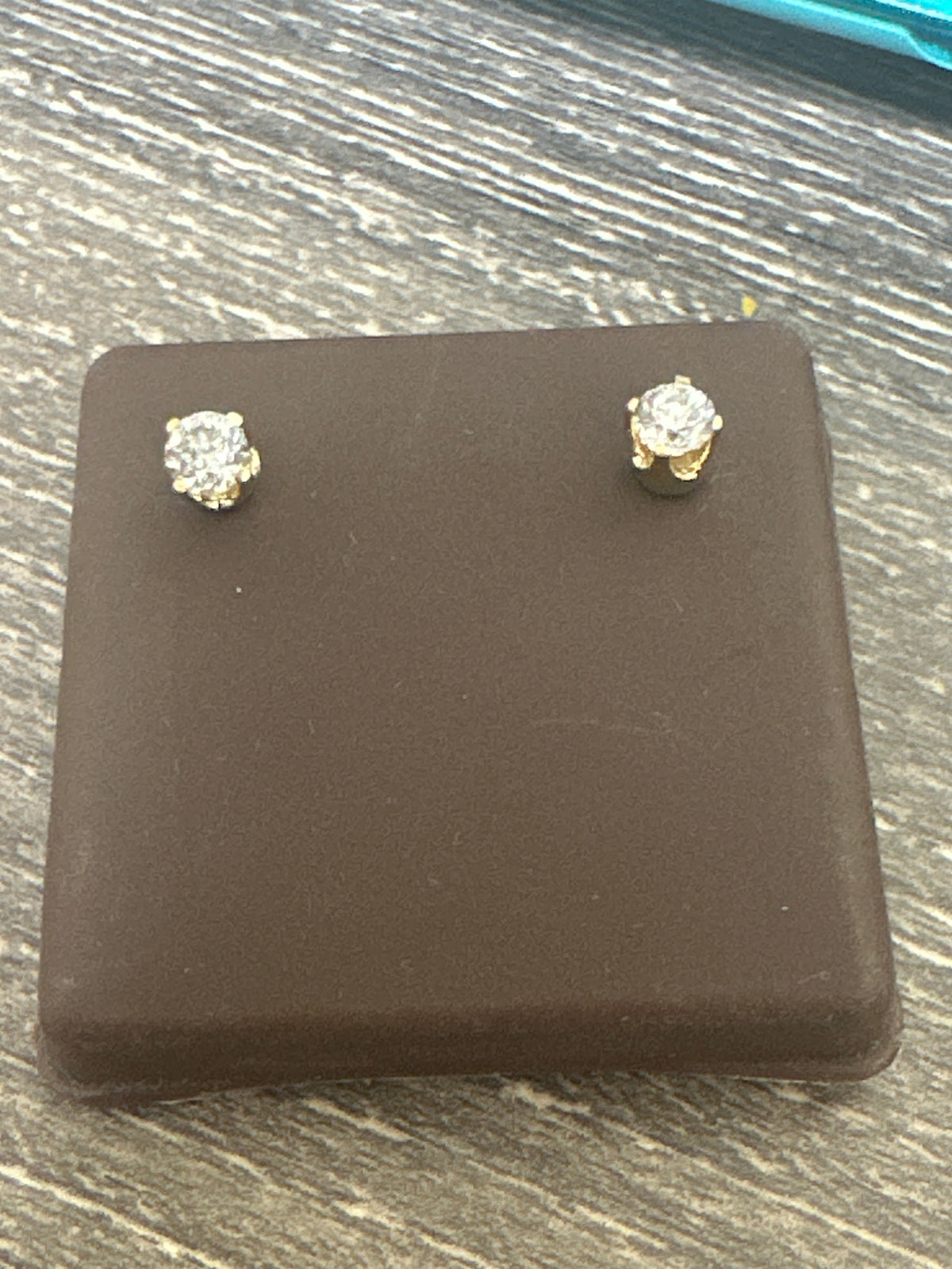 14k Diamond Earring