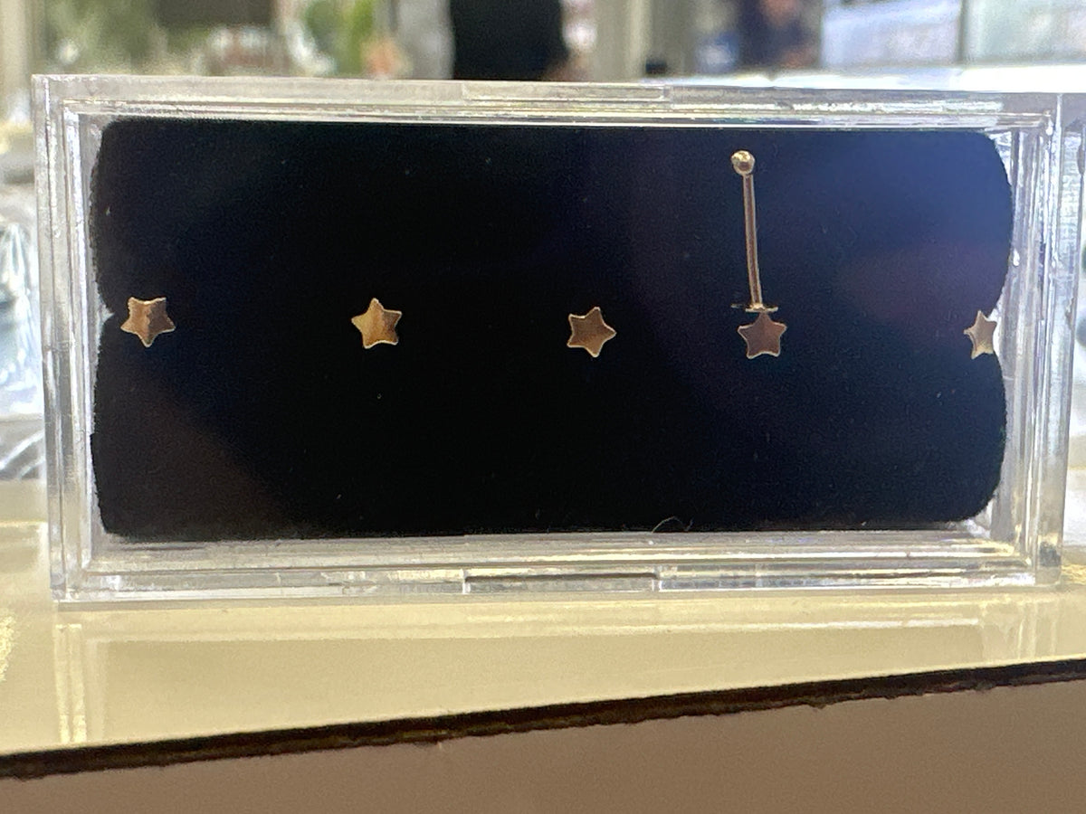 14k Nose earring star