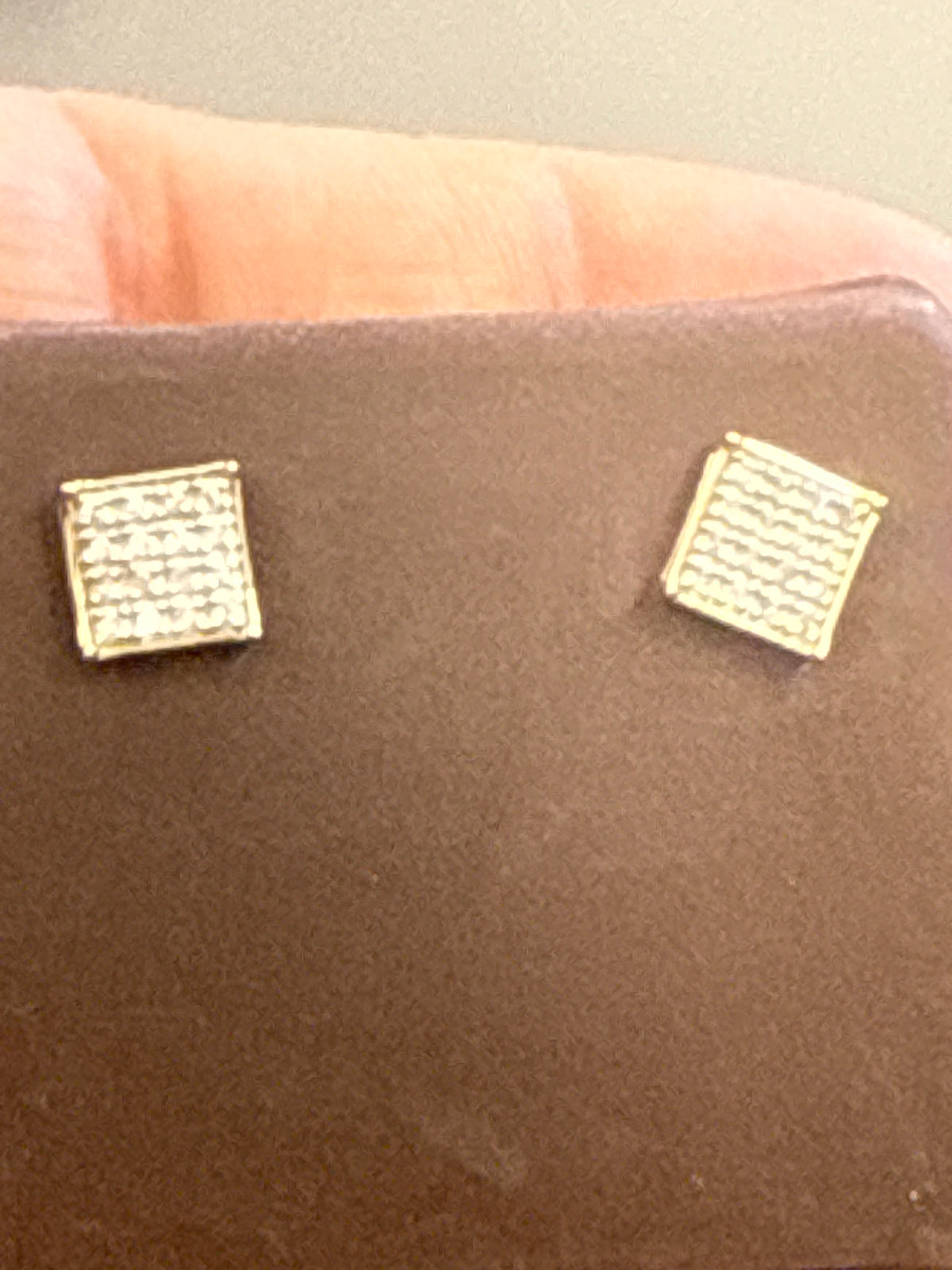 10k  Diamond Earring square