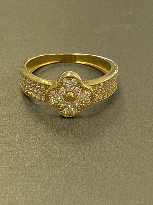 14k ring flower